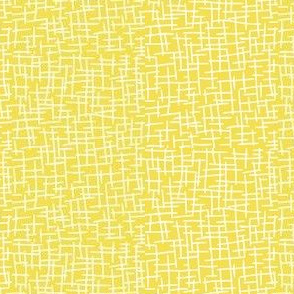 Sketchy Mesh of Icy Cream on Illuminating Yellow