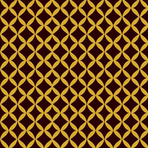 Golden Fortune seamless pattern design