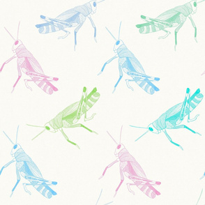 Grasshoppers - {Pastels}