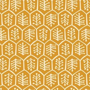 Organic Hex - Golden