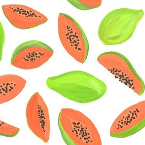 Painted Papaya Fruit