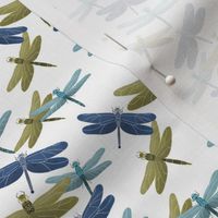 Dragonflies Pattern - Blue Palette