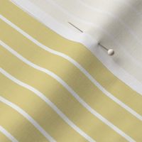 Custard Pin Stripe Pattern Vertical in White