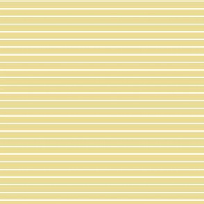 Small Custard Pin Stripe Pattern Horizontal in White