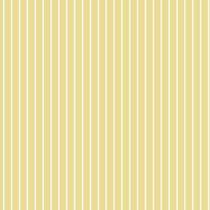 Small Custard Pin Stripe Pattern Vertical in White