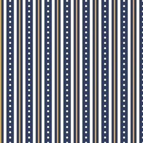 Scandinavian Baking - Navy Blue Stripe