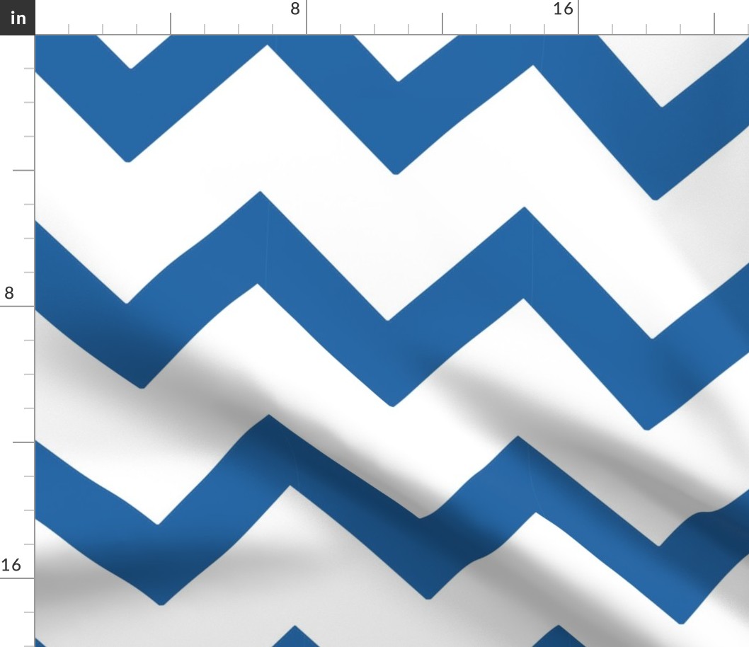 Blue chevron stripes 