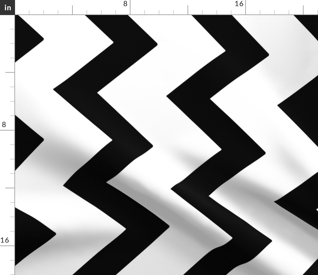 Black and white chevron stripes pattern 