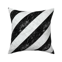 Black and white marble stripes 