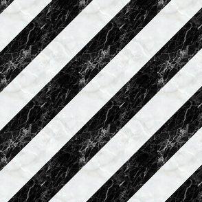 Black and white marble stripes 