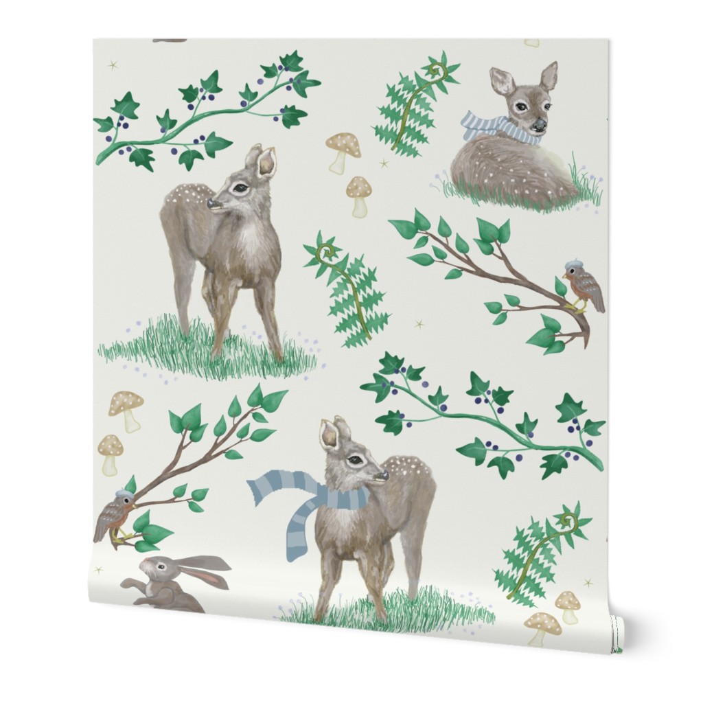 Fawns In The Wood - Small Scale