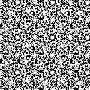 Black and White Mandala Pattern