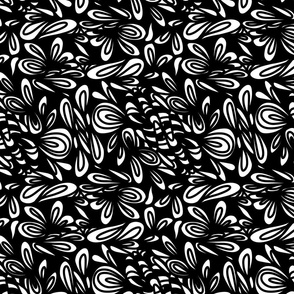 Black White Line art[Extra Large]