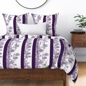 Purple Borders Greyhound Toile