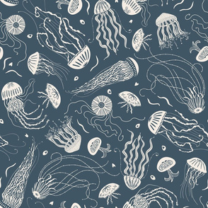 Jellyfish Jamboree - blue