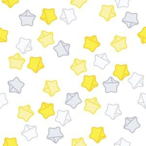 Origami Lucky Stars White