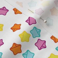 Origami Lucky Stars Brights on White