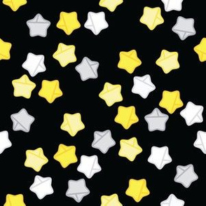 Origami Lucky Stars Black