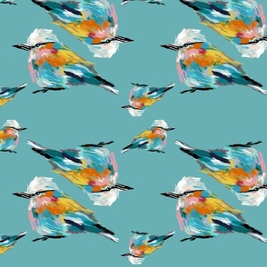 teal kingfisher