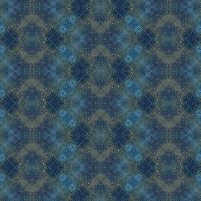 Golden rod blue lattice 