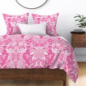 Unicorn Damask Pink Light