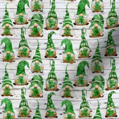 Irish Gnomes on Shiplap - extra small scale 