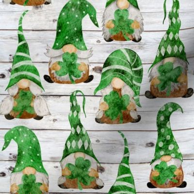 Irish Gnomes on Shiplap - small scale 