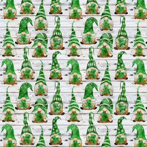 Irish Gnomes on Shiplap - small scale 