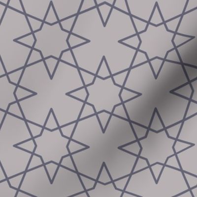 Geometric Pattern: Octagram: Argent