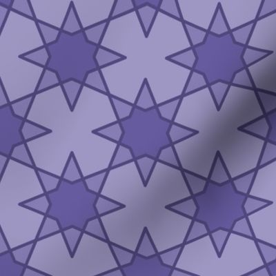 Geometric Pattern: Octagram: Lavender