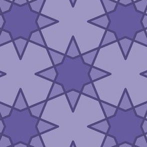 Geometric Pattern: Octagram: Lavender