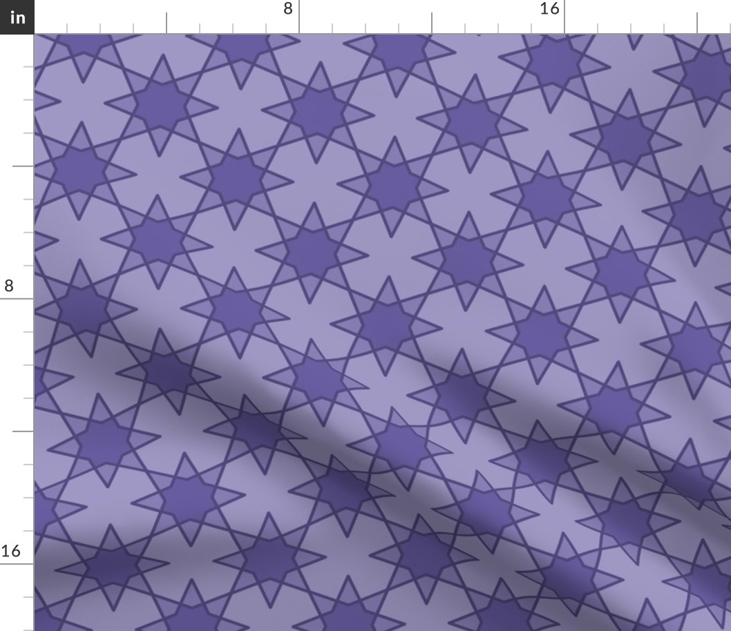 Geometric Pattern: Octagram: Lavender