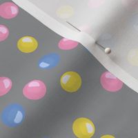 Candy sweets ultimate gray background
