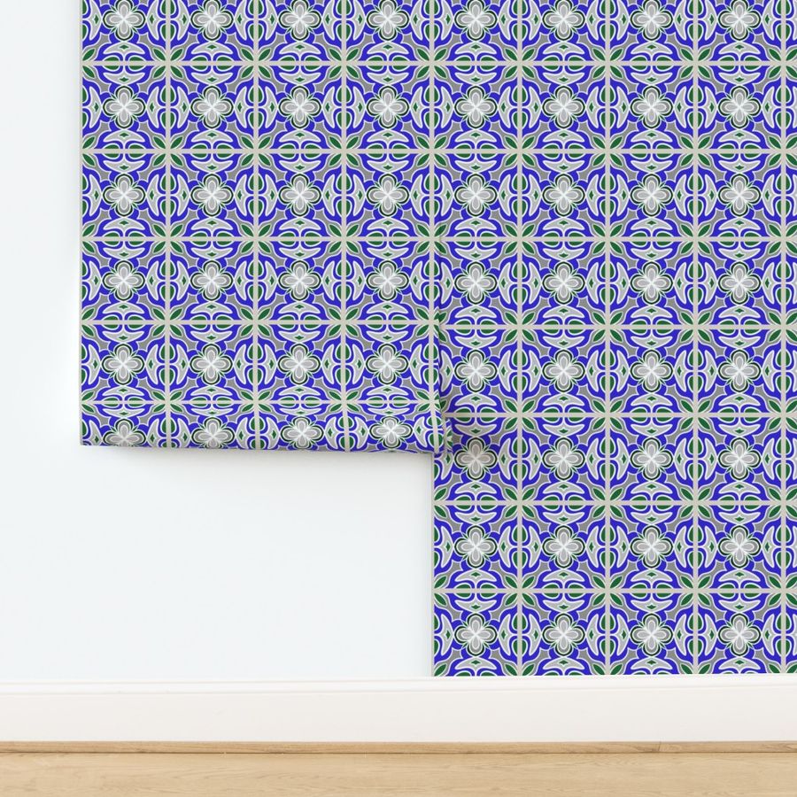 Cobalt Blue 4 Spanish Tile