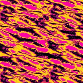 Pink & Orange Lava Magma Marble Texture