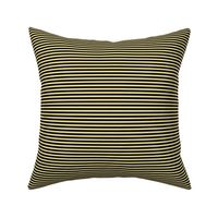 Small Custard Bengal Stripe Pattern Horizontal in Black