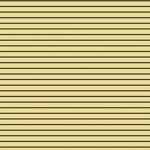 Small Custard Pin Stripe Pattern Horizontal in Black