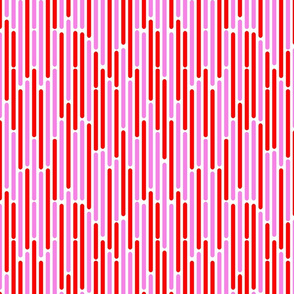 60s mod stripes red and pink