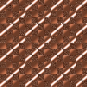 Glitz Checkerboard Copper