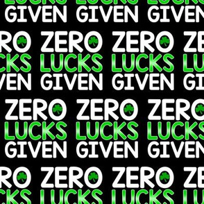 Zero Lucks Given Small
