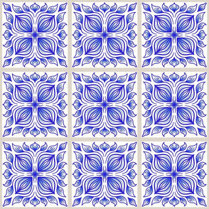 Blue and White 1, Spanish Tile