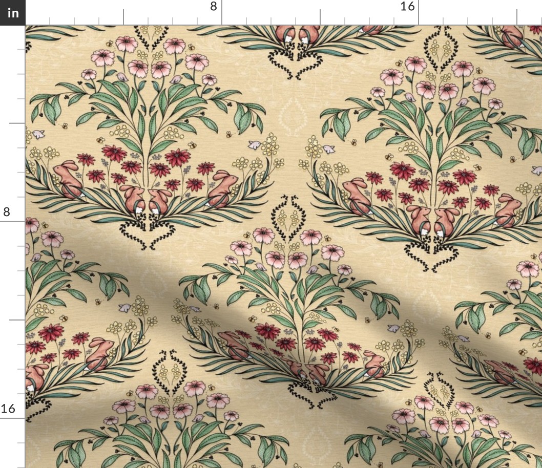 WildWood Damask - beige