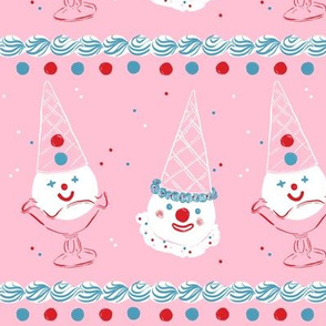 Ice Cream Clown pink