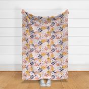 Darcy - Boho Floral - Blush Large Scale