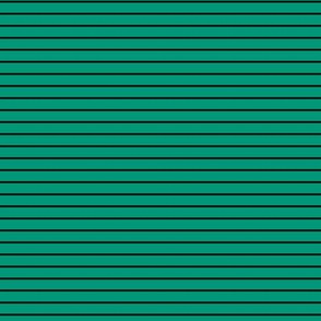 Small Emerald Pin Stripe Pattern Horizontal in Black