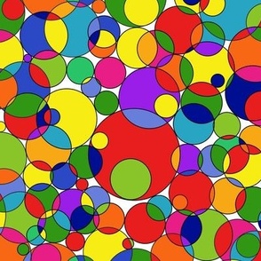 Circles multicolored