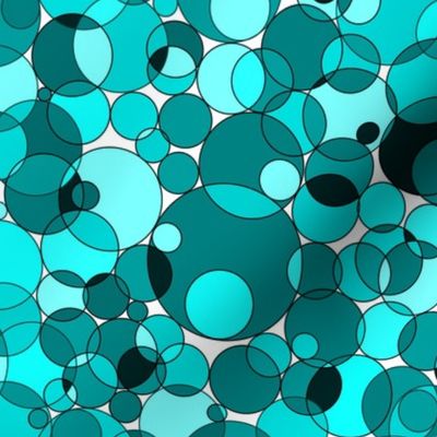 Circles teal