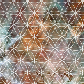 Flower of Life White Nebula