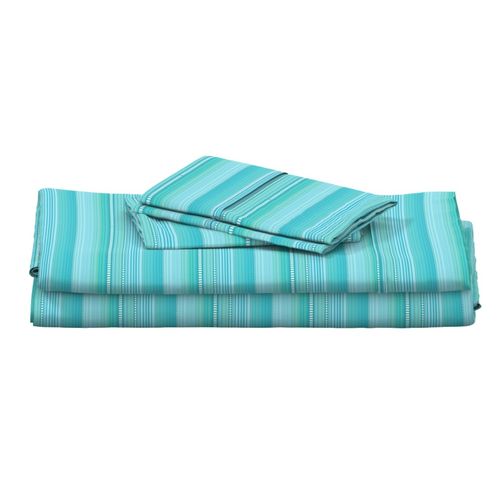 Serape Stripes in Turquoise Teal