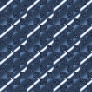 Glitz Checkerboard Blue